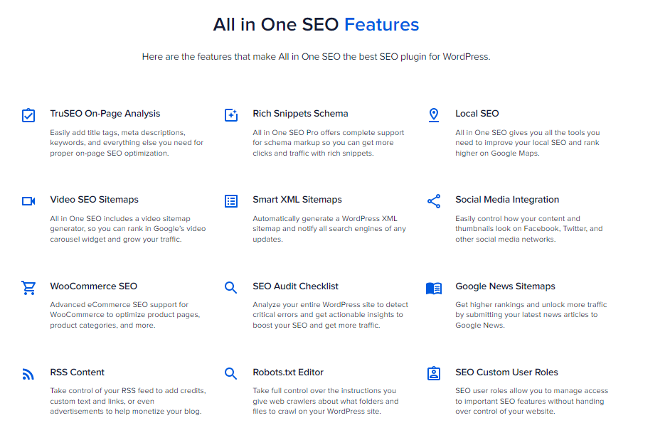 all in one seo wordpress plugin