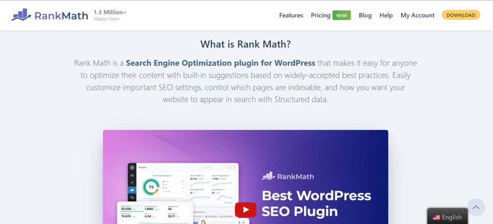 rank math wordpress plugin