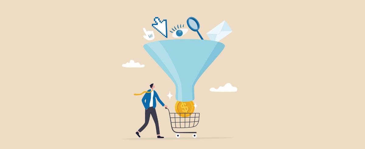 What are a sales funnel and marketing funnel & how do they differ?