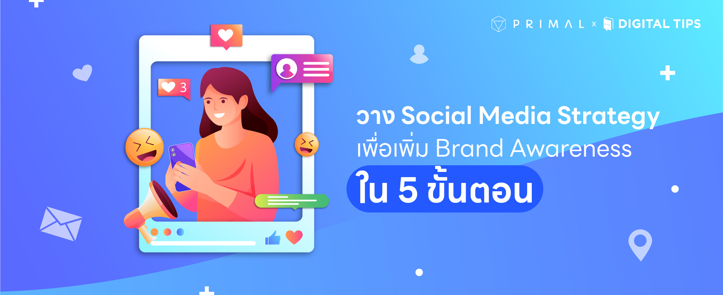 วาง Social Media Strategy เพื่อเพิ่ม Brand Awareness ใน 5 ขั้นตอน