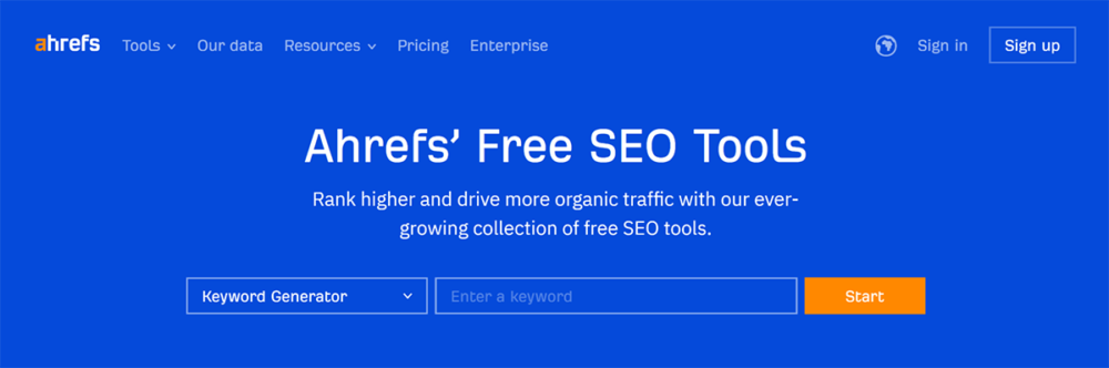 โปรแกรมทำ SEO Ahrefs